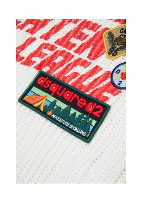 Pull con applicazioni DSQUARED2 JUNIOR | DQ3243 D0AGRDQ100